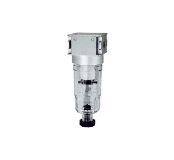 Filter »multifix-mini«, mit PC-Behälter, 5 µm, BG 0, G 1/8