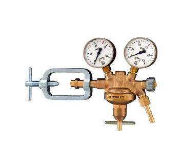 Flaschendruckregler, 25 bar, Acetylen, Arbeitsdruck 0 - 1,5 bar