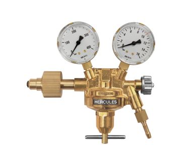 Flaschendruckregler, 300 bar, Sauerstoff, Arbeitsdruck 0 - 10 bar