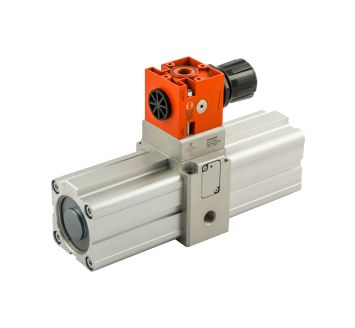 Doppelkolben-Druckverstärker (Booster) m.Regler, G3/8, Kolben-Ø63