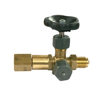 Mano-Absperrven., Zapfen-drehbare Muffe, DIN16271, Messing, G 1/2