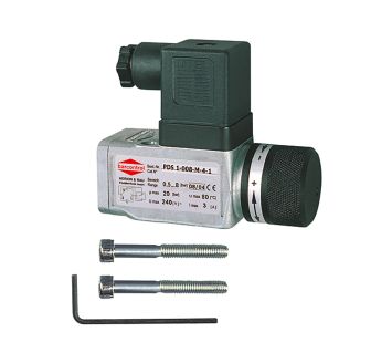 Druckschalter, Spezialdruckguss, G 1/4, Einstellbereich 0,2-2 bar