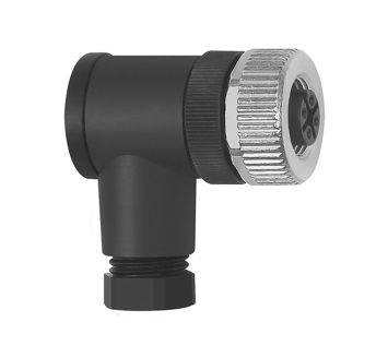 Anschlussstecker Winkelform, 4-polig, ohne Kabel