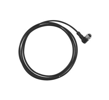 Anschlussstecker Winkelform, 4-polig, mit PUR-Kabel 5 m