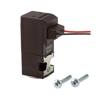 3/2-Mini-Magnetventil direktgesteuert NC, 24 VDC, Kabel 30 cm