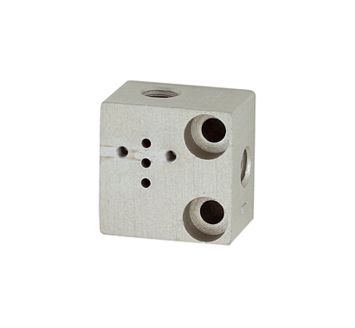 Einzelgrundplatte, M5 für Mini-Magnetventile 15 mm