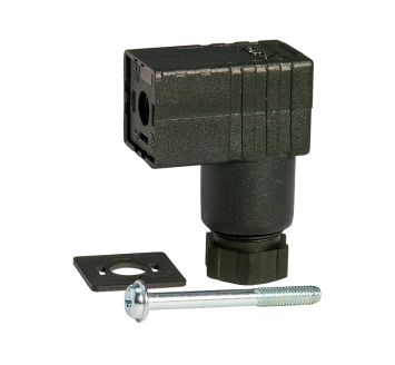 Gerätestecker für Mini-Magnetventile 15 mm, PG 9 Form C