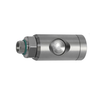 Druckknopf-Sicherheitskupplung NW 7,4, drehbar, ES, G 1/4 AG