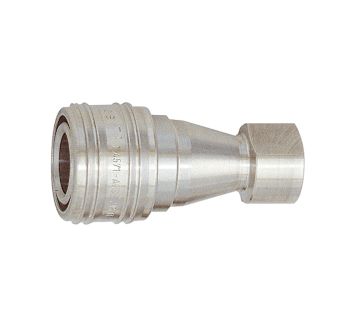 Hydraulikkupplung beidseitig absperr., ES 1.4305, G 1/8 IG NW 4,3