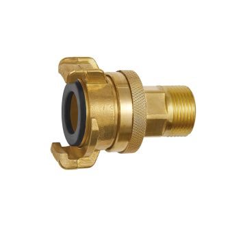 GEKA-Gewindestück, starr, Sicherheitsausführung, Ring, G 3/4 AG