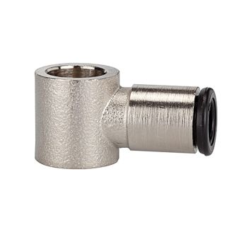 L-Ringstück, für Hohlschraube G 1/8, Schlauch-Ø 4 mm, MS vern.