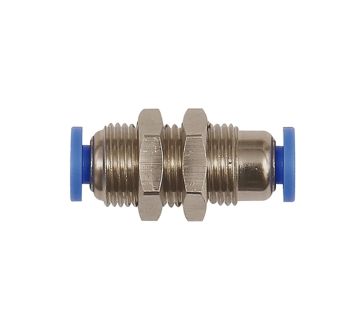 Schott-Steckverbindung »Blaue Serie« mini, M12x1,0, Schlauch-Ø 6