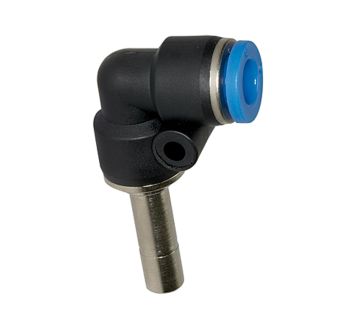 L-Steckverbindung, Stecknippel 3 mm »Blaue Serie« mini, Schl.-Ø 3