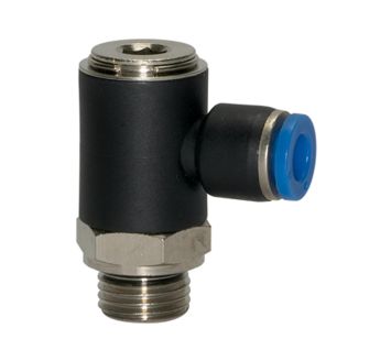 L-Steckverschraubung »Blaue Serie«, drehbar, G 1/8 a., L=22,5mm