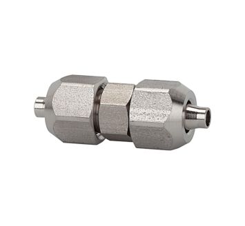 Gerader Verbinder für Schlauch 10/8 mm, SW1 16, SW2 14, ES 1.4404