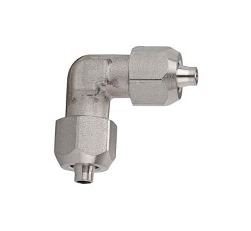 Winkelverbinder, für Schlauch 6/4 mm, Edelstahl 1.4404