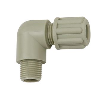Winkel-Einschraubverschraubung, G 1/8 a., für Schlauch 4/6 mm, PP
