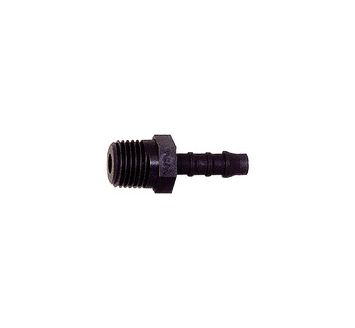 Gerader Einschraubstutzen, M5 a., für Schlauch LW 3 mm, PA 6