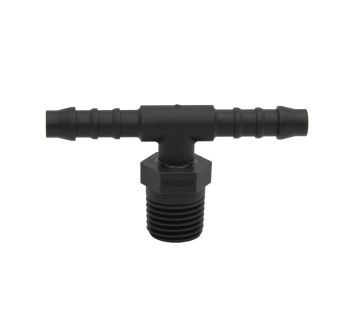 T-Einschraubstutzen, R 3/8 a., für Schlauch LW 10 mm, SW 17, PA 6