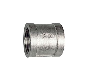 Muffe, rund, G 1/8, Edelstahl 1.4408