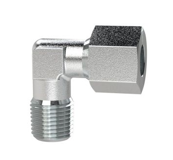 Winkel-Einschraubverschraubung, R 1/8 a., Rohr-Ø 4, Stahl verz.