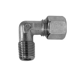 Winkel-Einschraubverschraubung, R 1/8 a., Rohr-Ø 6, Stahl verz.