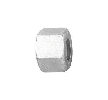 Überwurfmutter, M8x1,0, Rohr-Außen-Ø 4 mm, SW1 10, Stahl verzinkt