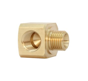 L-Einschraubverteiler, G 1/8, SW 17, Messing
