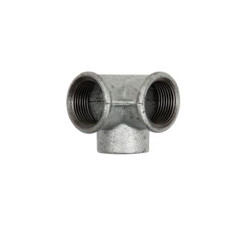 Winkelverteiler 221, IG/IG/IG, Rp 3/4, schwarzer Temperguss