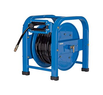 Schlauchaufroller, mobiler Einsatz, PU-Schl. ø 12x8, G 3/8, 50 m