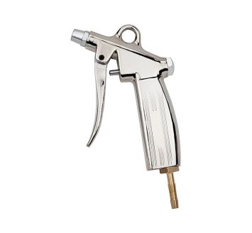 Blaspistole, Dämpferdüse, Alu-Druckguss vernickelt, Tülle LW 6