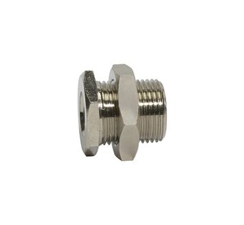 Schottverschraubung »value line«, M16x1,5 a., G 1/8 i., MS vern.