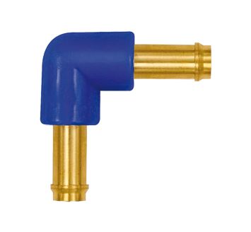 Winkel-Schlauchverbindungsstutzen, für Schlauch LW 3 mm, Ms/POM