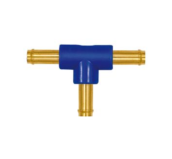 T-Schlauchverbindungsstutzen, für Schlauch LW 3 mm, Messing/POM