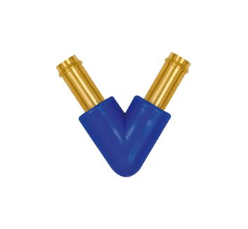 V-Schlauchverbindungsstutzen, für Schlauch LW 4, Messing und POM