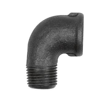 Winkel 92, 90°, Rp 1/4 i., R 1/4 a., Temperguss schwarz
