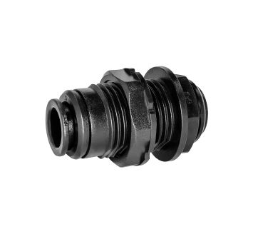 Schottverschraubung POM, G 3/8, für Schlauch-Außen-Ø 4 mm
