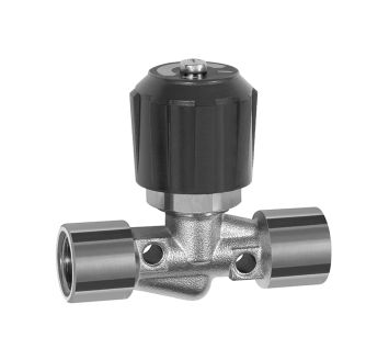 Nadelventil, Messing vernickelt, IG/IG, Rp 1/8, DN 4