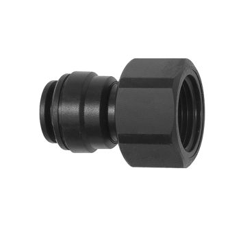 Aufschraubverbinder POM, G 3/8, für Schlauch-Außen-Ø 8 mm