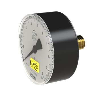 Manometer ø 80 mm, eichbar, G 1/4, Anschluss hinten