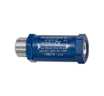 Schlauchbruchsicherung »Hose Guard«, Alu/Polyacetat, G 1/4 AG/IG