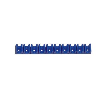 Schlauch-Klemmleiste, Polyethylen, für Schlauch Außen-ø 4-5 mm