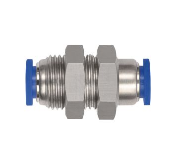 Schott-Steckverbindung »Blaue Serie« mini, M8x0,75, Schlauch-Ø 3