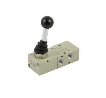 3/2-Wegeventil Tieftemp., man. 90° Hebel, monostabil, G 1/8, NC