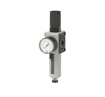Filterregler »FUTURA«, PC, SK, Mano, BG 1, G 1/4, 0,1-1 bar, HA