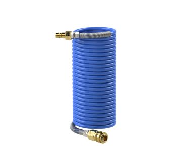 Spiralschlauch-Kupplung-Set, Standardkuppl., PA, ø 8x6, 2,5 m