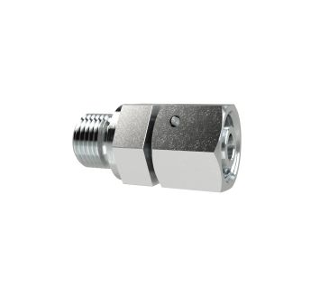 Einst.-Ger.-Einschraubvers., M12x1,5a., Rohr-AØ6mm, Stahl verz.
