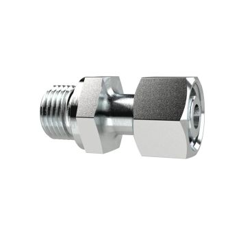 Einst.-Ger.-Einschraubvers., M12x1,5a., Rohr-AØ6mm, Stahl verz.