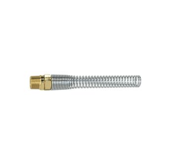 Starre Verschraubung, Knickschutzfeder, G 1/8, Schlauch-Ø 6x4
