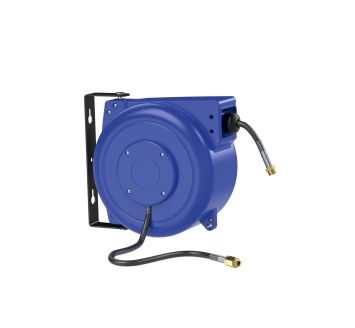 Schlauchaufroller,Druckluft/Wasser,PVC-Schl. ø 12x8,R1/4-R3/8, 8m